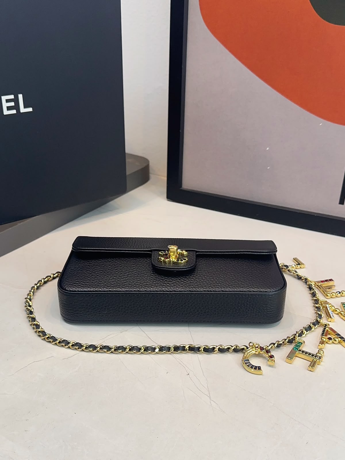 Bolsa Chanel Tiracolo flap Caviar - Imagem 8