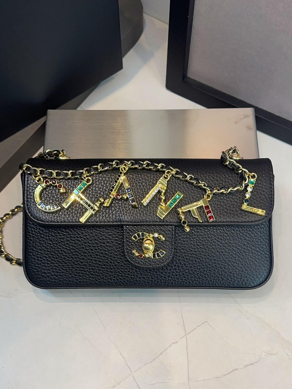 Bolsa Chanel Tiracolo flap Caviar