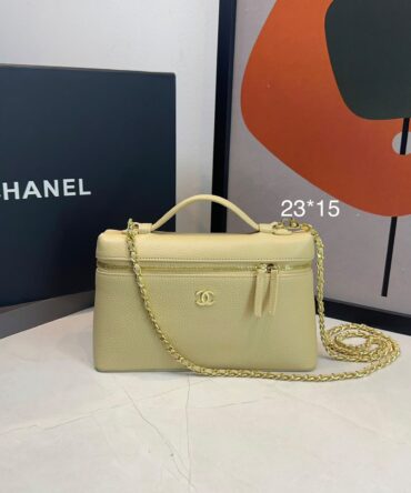 Bolsa Chanel Vanity Grande Com Corrente