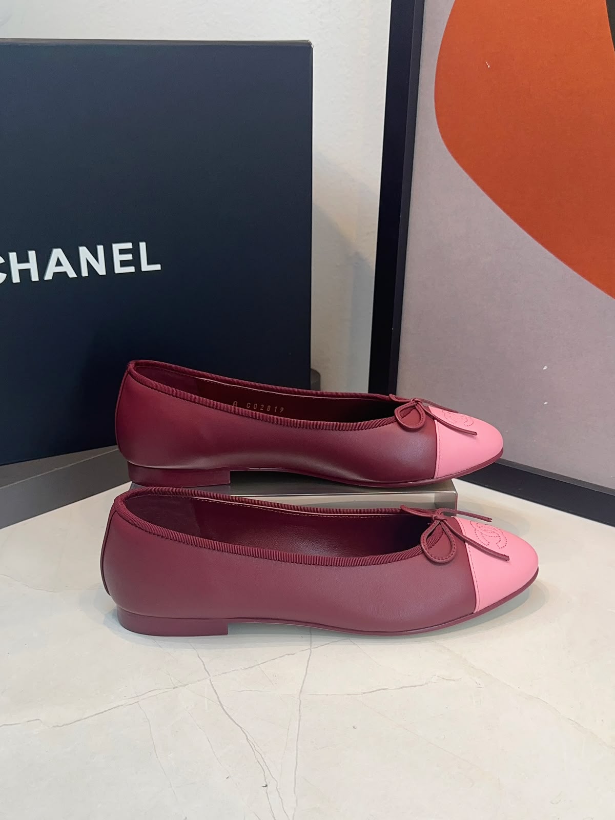 Sapatilha Ballerina Chanel Bicolor - Imagem 13