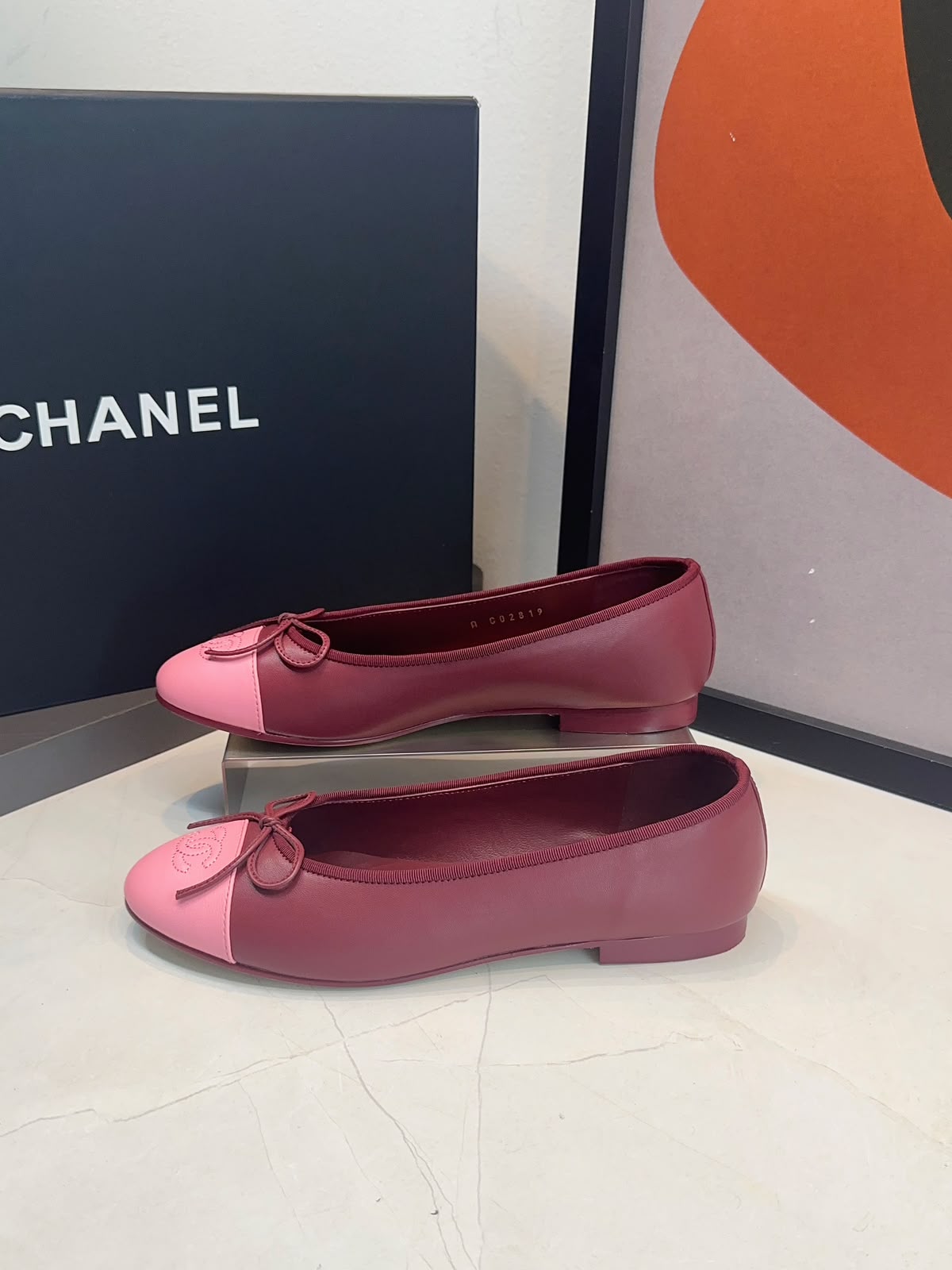 Sapatilha Ballerina Chanel Bicolor - Imagem 16