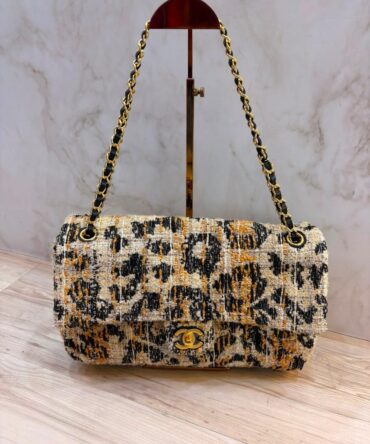 Bolsa Chanel Média Flap Souplissimo Tweed