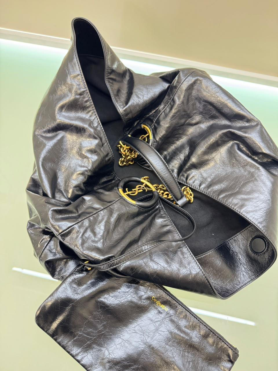 Bolsa Ysl Hobo Hortense Em Couro - Imagem 5